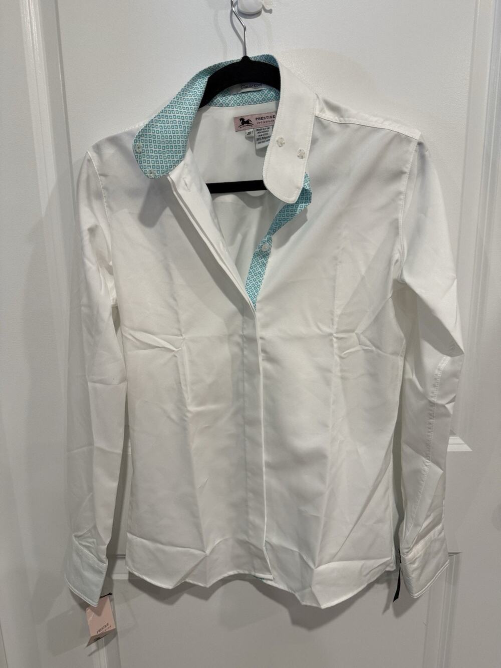 RJ Classics Ladies Prestige Collection Classic Cool Show Shirt Size 36 NWT